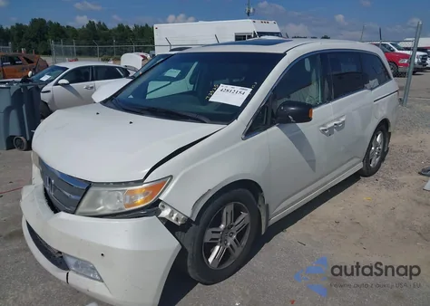 2012 Honda Odyssey Touring/Touring Elite из США, поврежденный, VIN 5FNRL5H97CB112721